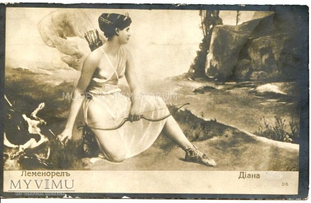 Duże zdjęcie Ernest Emile Lemenorel - Diana na polowaniu