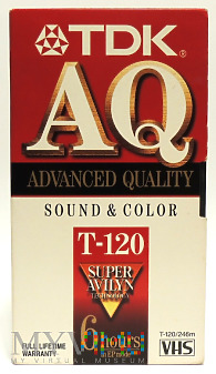 TDK AQ T-120 kaseta VHS