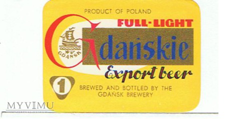 gdańskie export beer