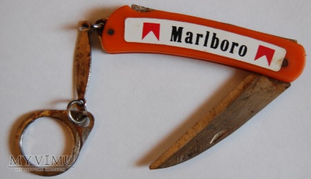 Brelok Marlboro nóż