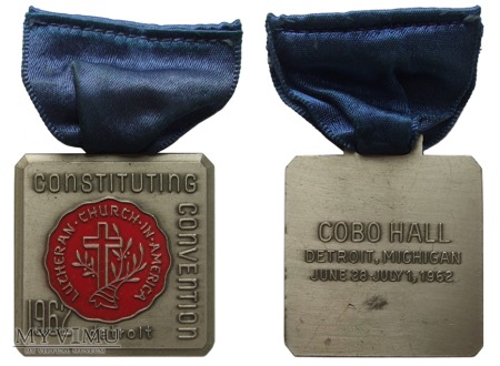 Kościół Luterański w Ameryce medal 1962