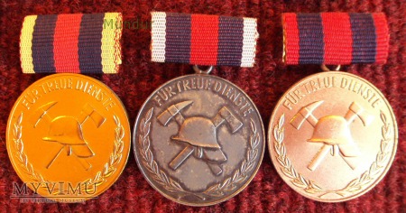 Medal brązowy Feuerwehr: für treue Dienste
