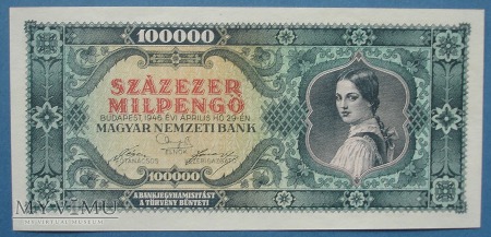 100000 Milpengo 1946 r- Wegry