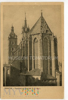 Kraków - Kościół Mariacki - Prezbiterium - 30-te
