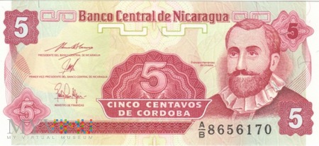 NIKARAGUA 5 CENTAVOS 1991