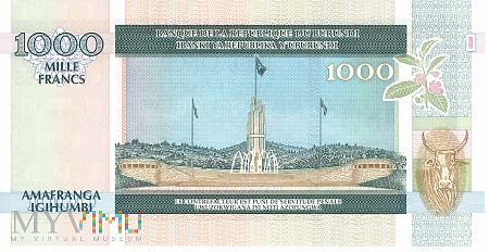 Burundi - 1 000 franków (2009)