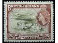 Gujana Brytyjska 3c Elżbieta II