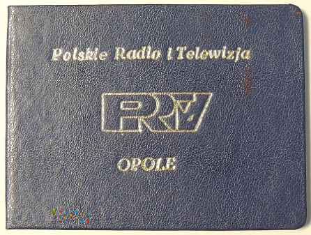 Legitymacja Polskie Radio i Telewizja Opole