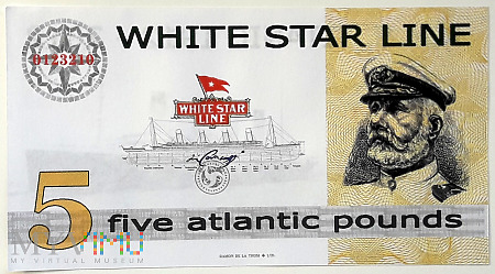 White Star Line 5$ 2012