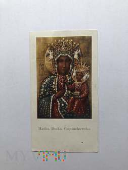 Obrazek z pieczęcią biskupa Stanisława Czajki