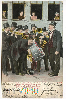 Orkiestra uliczna - 1904