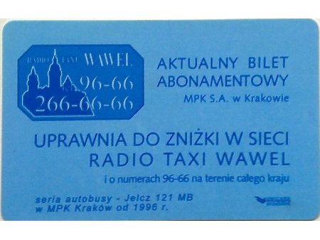 Bilet MPK Kraków 59
