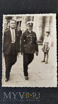 Lubelska ,, Drogówka'' podczas spaceru w 1934 roku