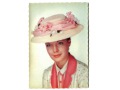 Romy Schneider piękna dama w kapeluszu....