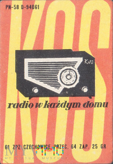 Etykieta ,,Radio W Każdym Domu