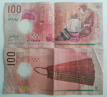 Banknot: 100 rufiyaa 2015