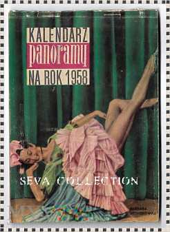 KALENDARZ PANORAMA 1958.r