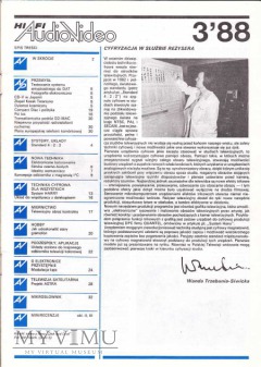 AUDIO Hi-Fi VIDEO 1988 rok, cz.I