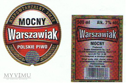 mocny warszawiak polskie piwo