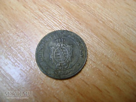 1 pfennig 1863 saksonia