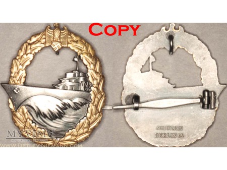 Duże zdjęcie Odznaka dla Załóg Niszczycieli, Destroyer Badge
