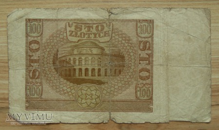 100 zł, Generalne Gubernatorstwo, rok 1940
