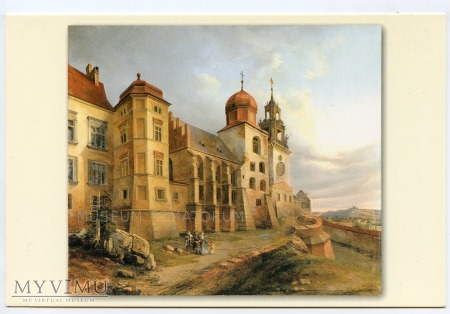 Duże zdjęcie Kraków - Wawel od północy- Katedra - 1853