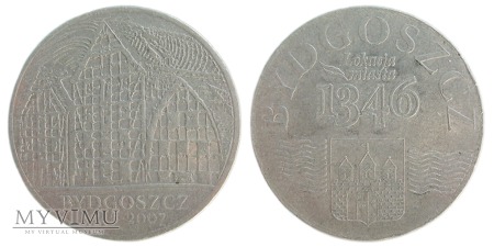 Duże zdjęcie "Moneta Bydgoska" żeton aluminiowy 2007