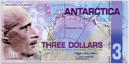 Antarctica - 3 Dollars - 2008