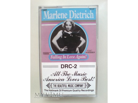 Marlene Dietrich kaseta Falling in Love Again 1991
