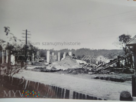 zniszczenia w Rabce 1939