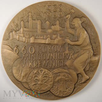 1988 - 660 lat Mennicy w Kremnicy (Słowacja)