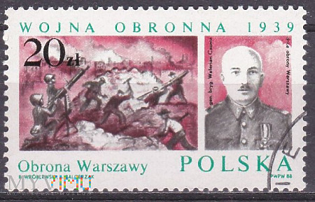Duże zdjęcie Warsaw defense, Brig.-Gen. Walerian Czuma