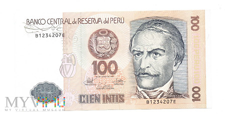 Peru - 100 Intis 1987r.