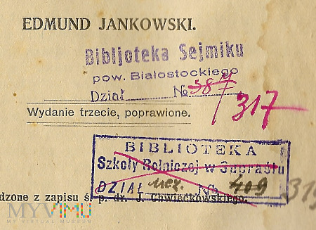 Biblioteka Sejmiku pow. Białostockiego.