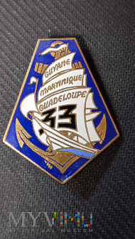 Odznaka 33 Pułku Piechoty Morskiej_Francja