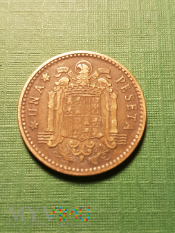Hiszpania- 1 peseta 1953 r.