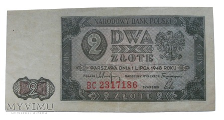 2 Złote, 1948 rok.