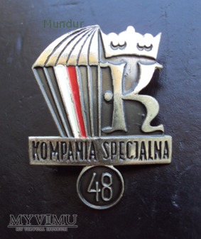 Odznaka 48 KOMPANIA SPECJALNA