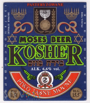 Duże zdjęcie Kosher, moses beer